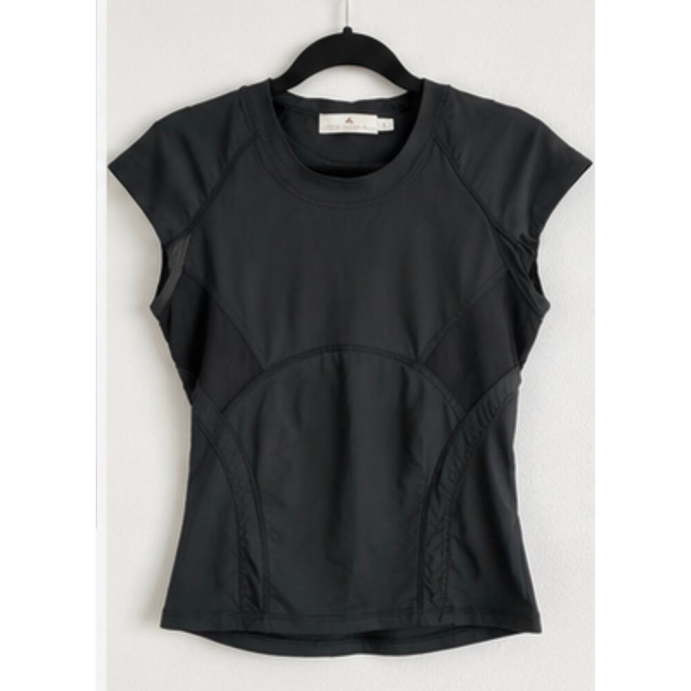 adidas by Stella McCartney Black Performance Activewear Top Size 36 Athletic - Picture 5 of 7